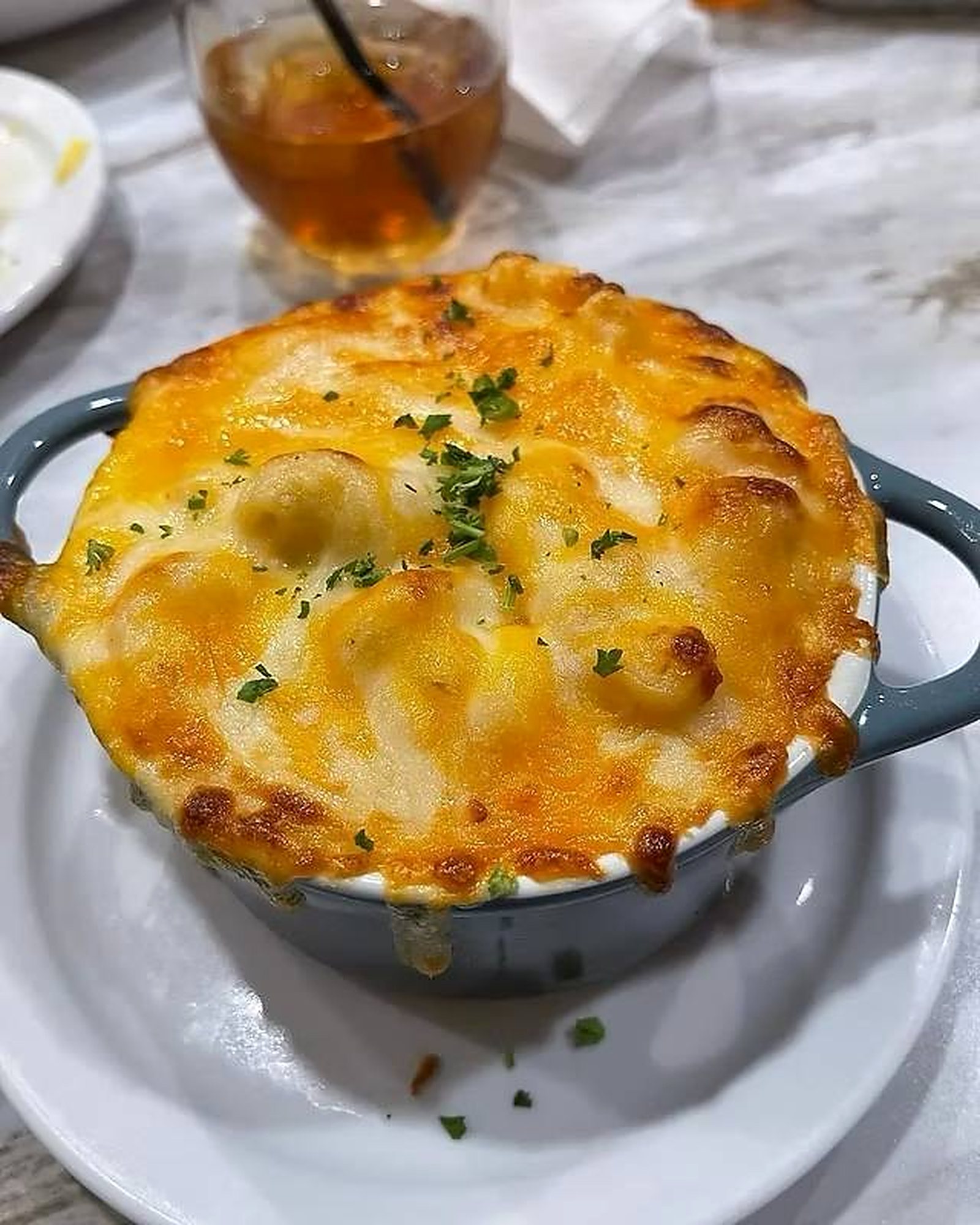 Four-cheese baked mac
