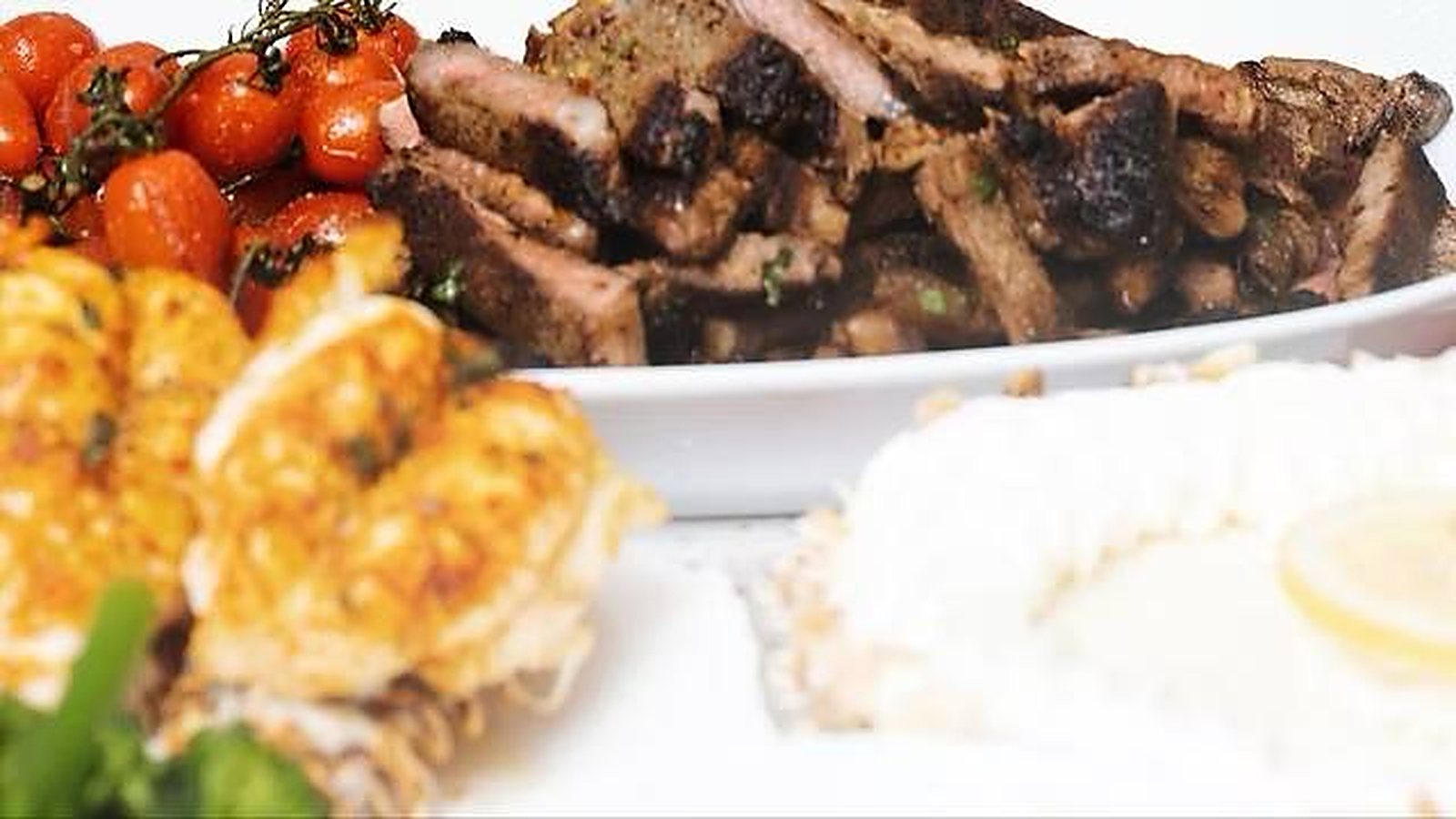 Steak & garlic shrimp